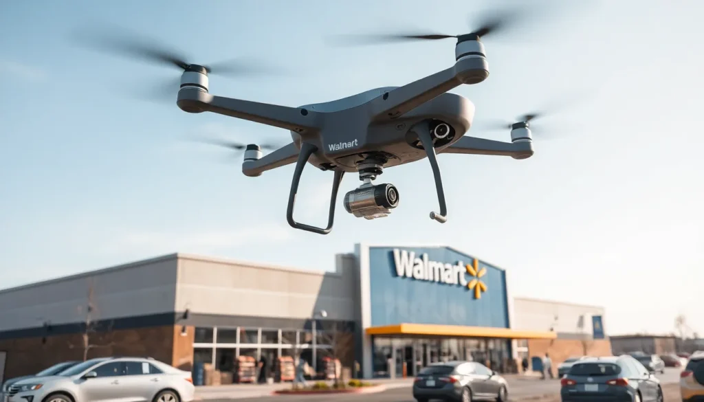 drones at walmart