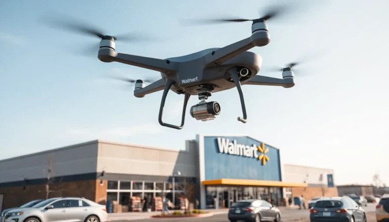 drones at walmart