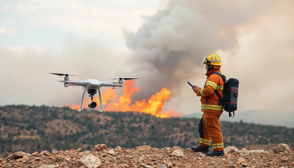 fire fighting drones