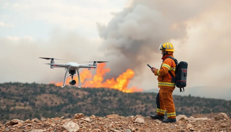 fire fighting drones